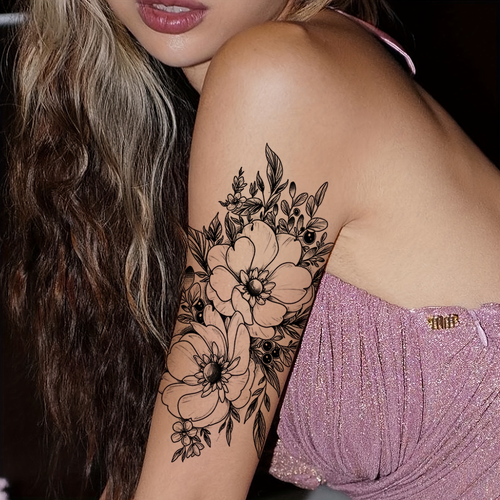 rose tattoos for women on back