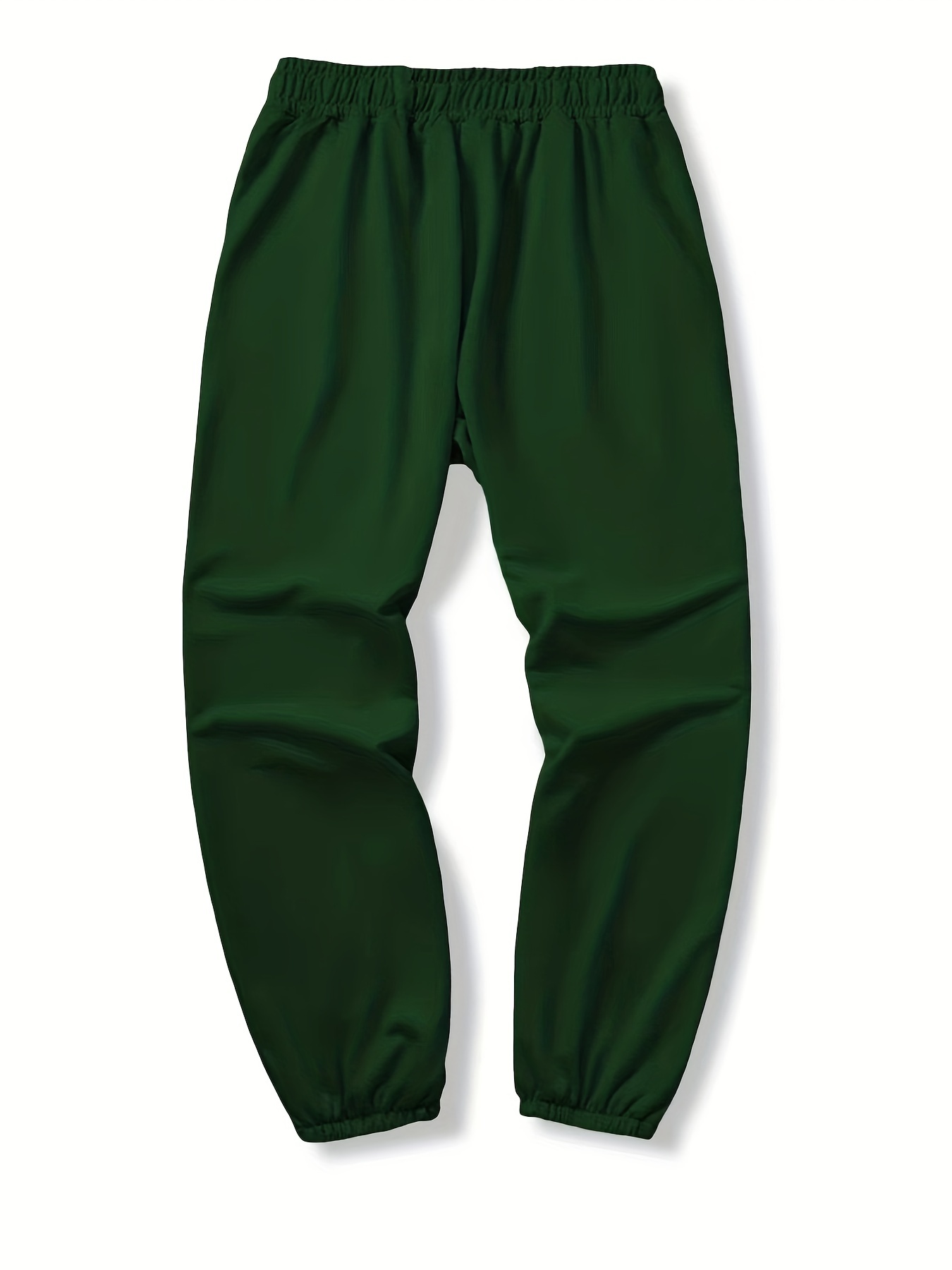 Yellow Face Print Drawstring Sweatpants Loose Fit Casual Joggers