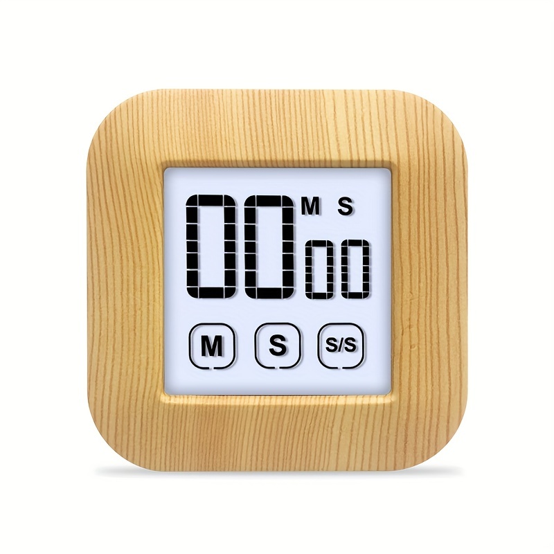 Timers Digital Kitchen Touch Screen Timer Magnetic Countdown - Temu