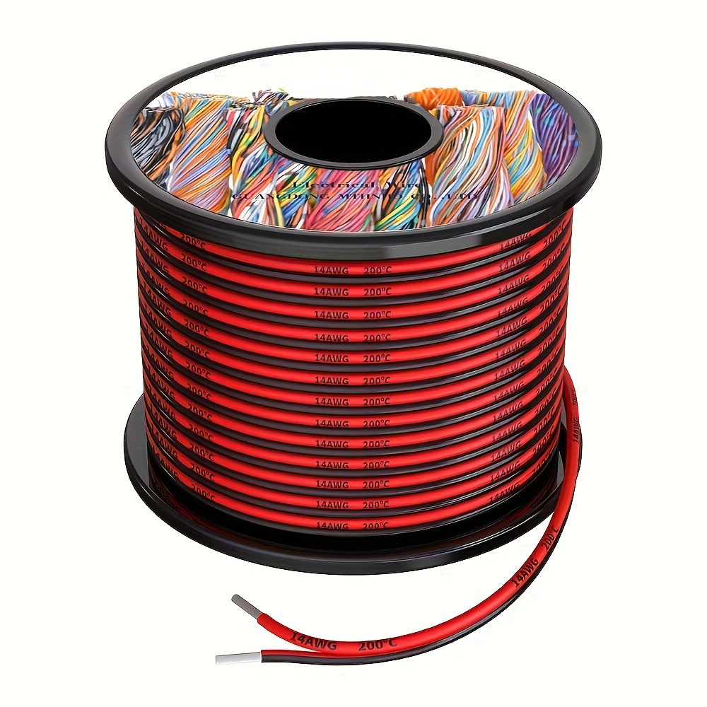 14/16/17/18/20/22/24/26/28/30 AWG Gauge Flexible Silicone Wire