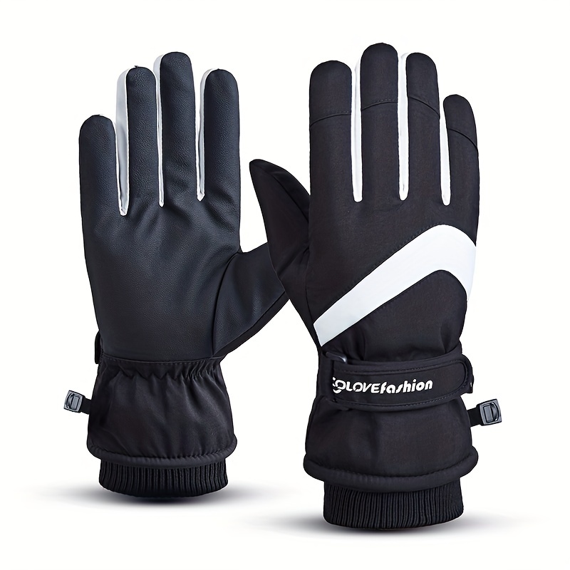 Winter Windproof Coldproof Outdoor Gloves Waterproof Plush Gloves