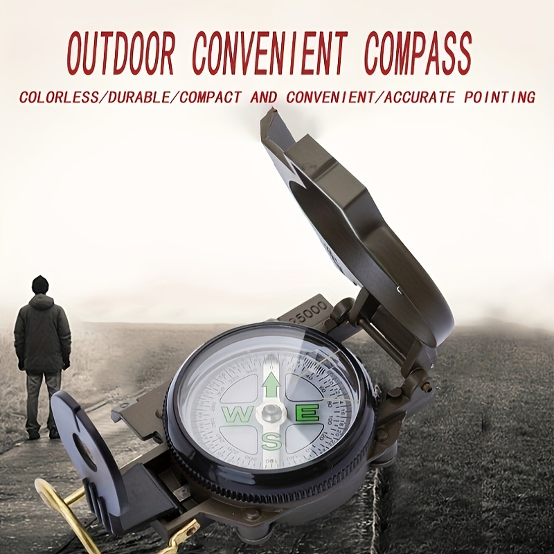 Compass Pocket Brass Watch Style Military Army Outdoor Camping