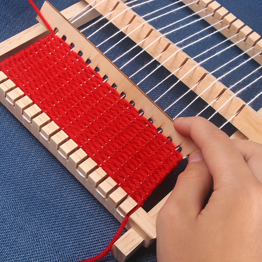 Wooden Weaving Loom Toys Knitting Machine for Gift 