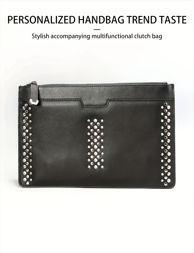 High Quality PU Leather Men Clutch Bag 2023 New Trend Crocodile Pattern  Wallet Fashion Business Envelope Clutches Handbags Purse