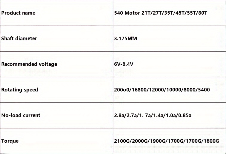 540 Motore Brushless, 35T 45T 55T Universal Motor RC Accessori per Modelli  di Auto Adatti per Mountain Bike, Grandi Camion, Auto alla Deriva(35T) :  : Giochi e giocattoli