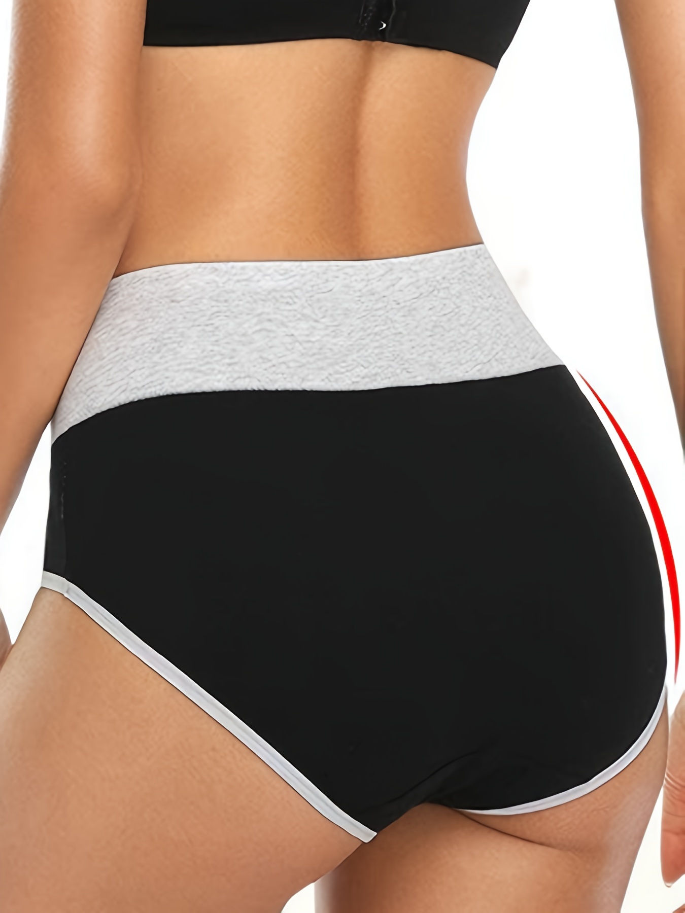 Womens Soft High Waist Briefs Breathable Full Coverage Panties