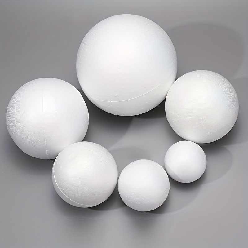 White Foam Heart Foam Polystyrene Craft Balls For Arts - Temu