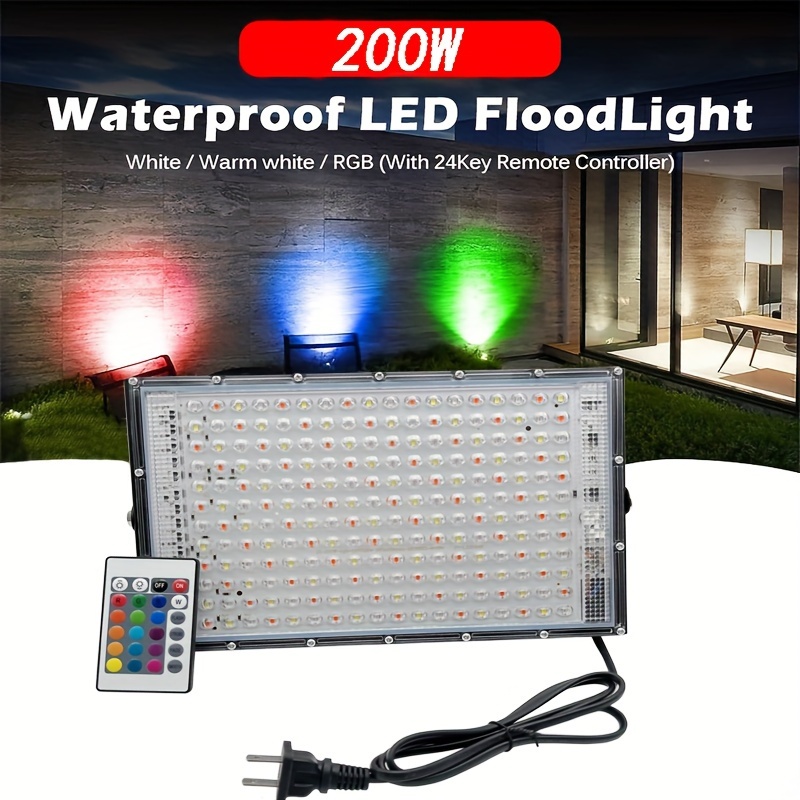 Foco LED inalámbrico, focos de batería para interiores, luces de arte RGB  que cambian de color, atenuador de luz de imagen, luces de disco, lámparas  de exhibición, luz de pared (blanco)
