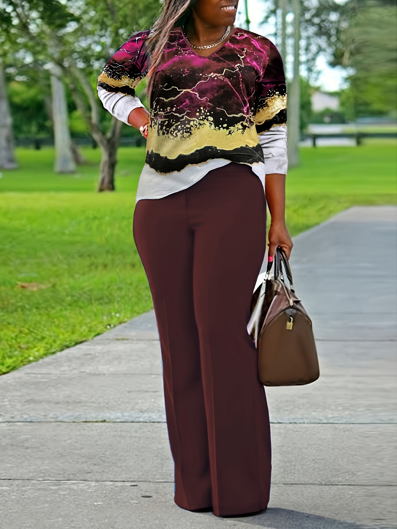 Palazzo Pants for Plus Size–24 Palazzo Outfit Ideas for Curvy