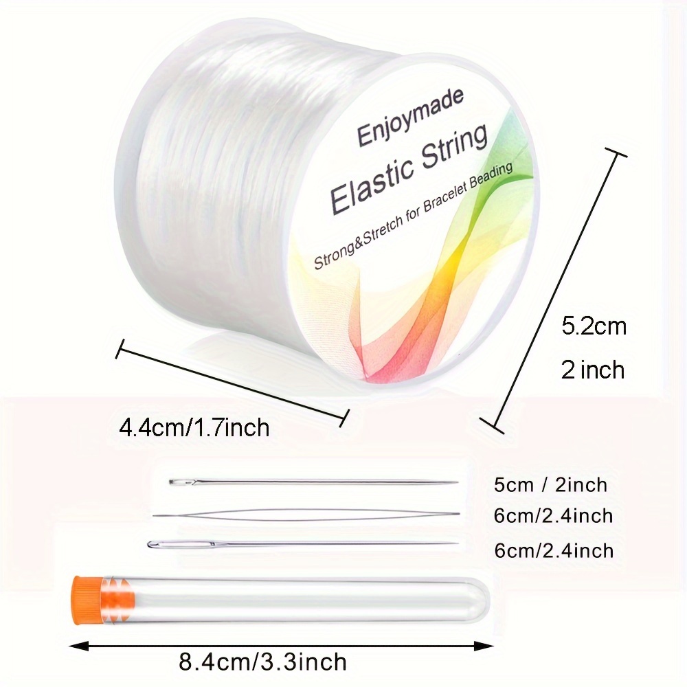 Elastic Cord For Bracelets Necklaces Jewelry Making 3 color - Temu