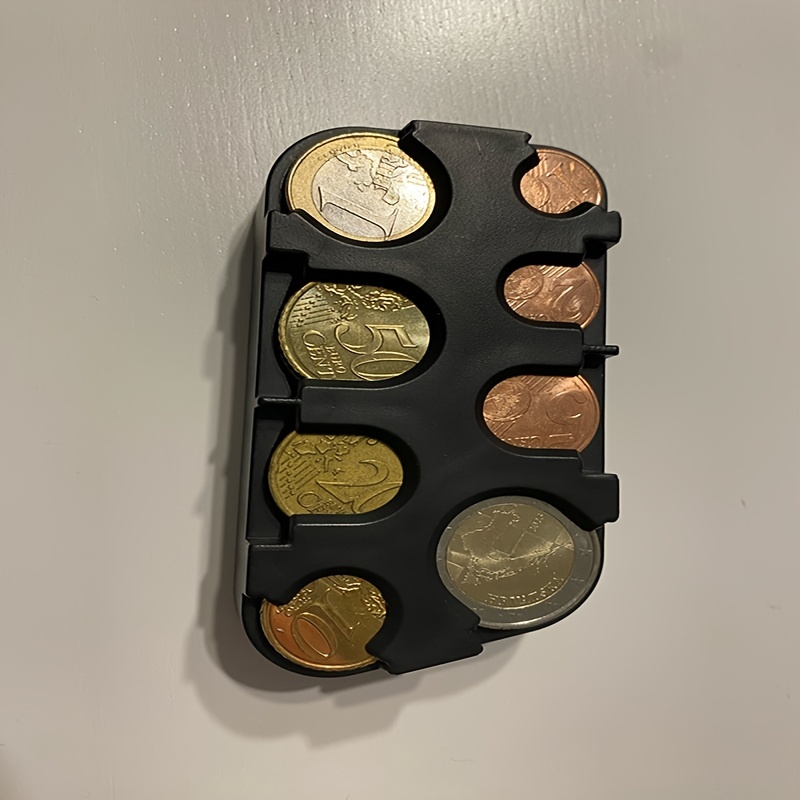 New Euro Coin Dispenser Storage Coins Purse Wallet Holders Storage Box  PlastDS