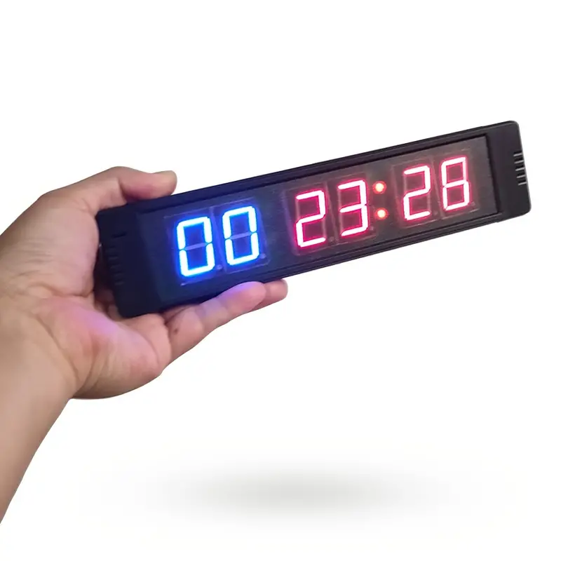 Versatile Gym Timer With Remote Control - Led Wall Digital