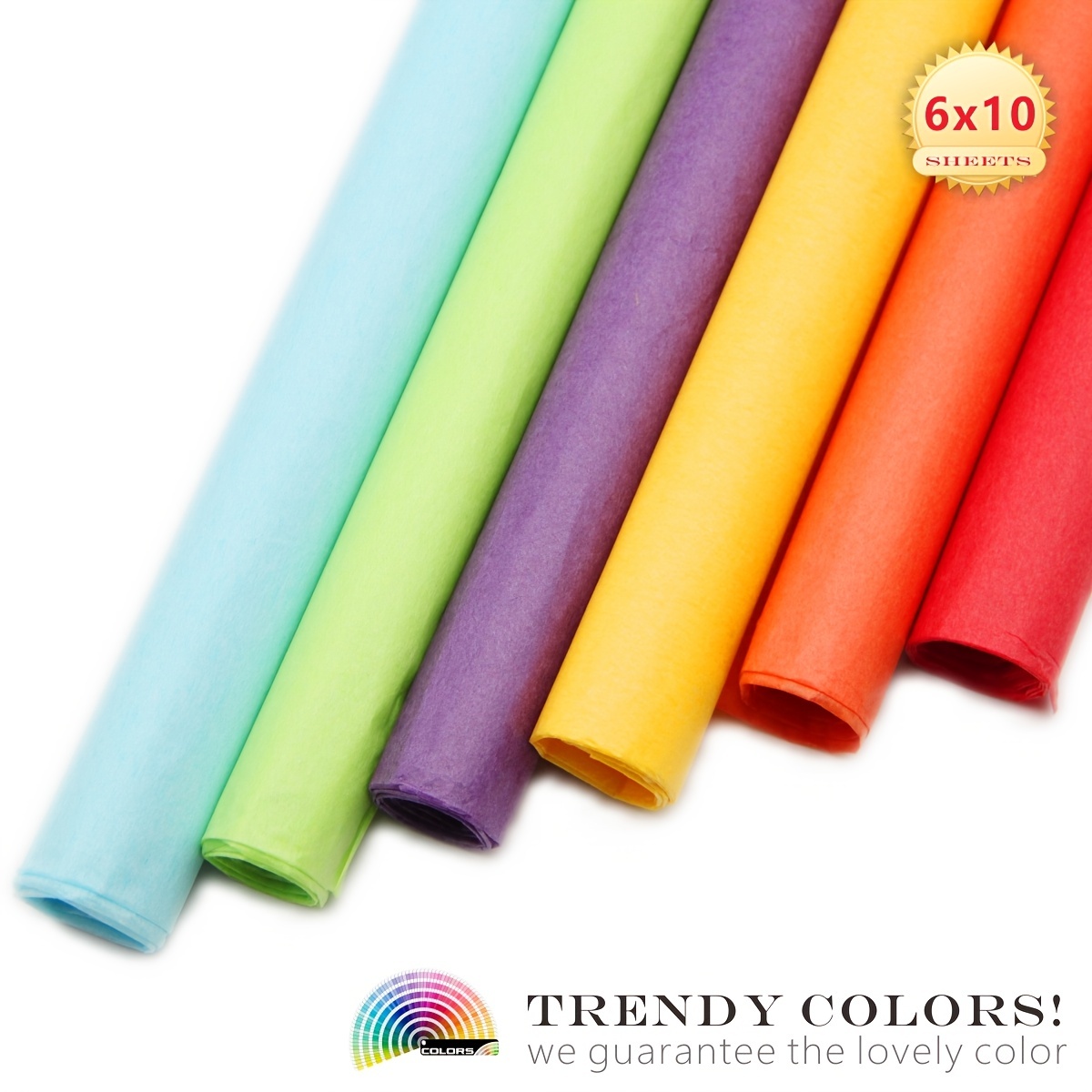 tissue paper rainbow craft 6 1