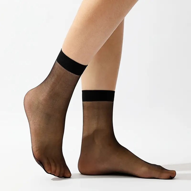Simple No Show Socks Assorted Color Invisible Semi sheer - Temu