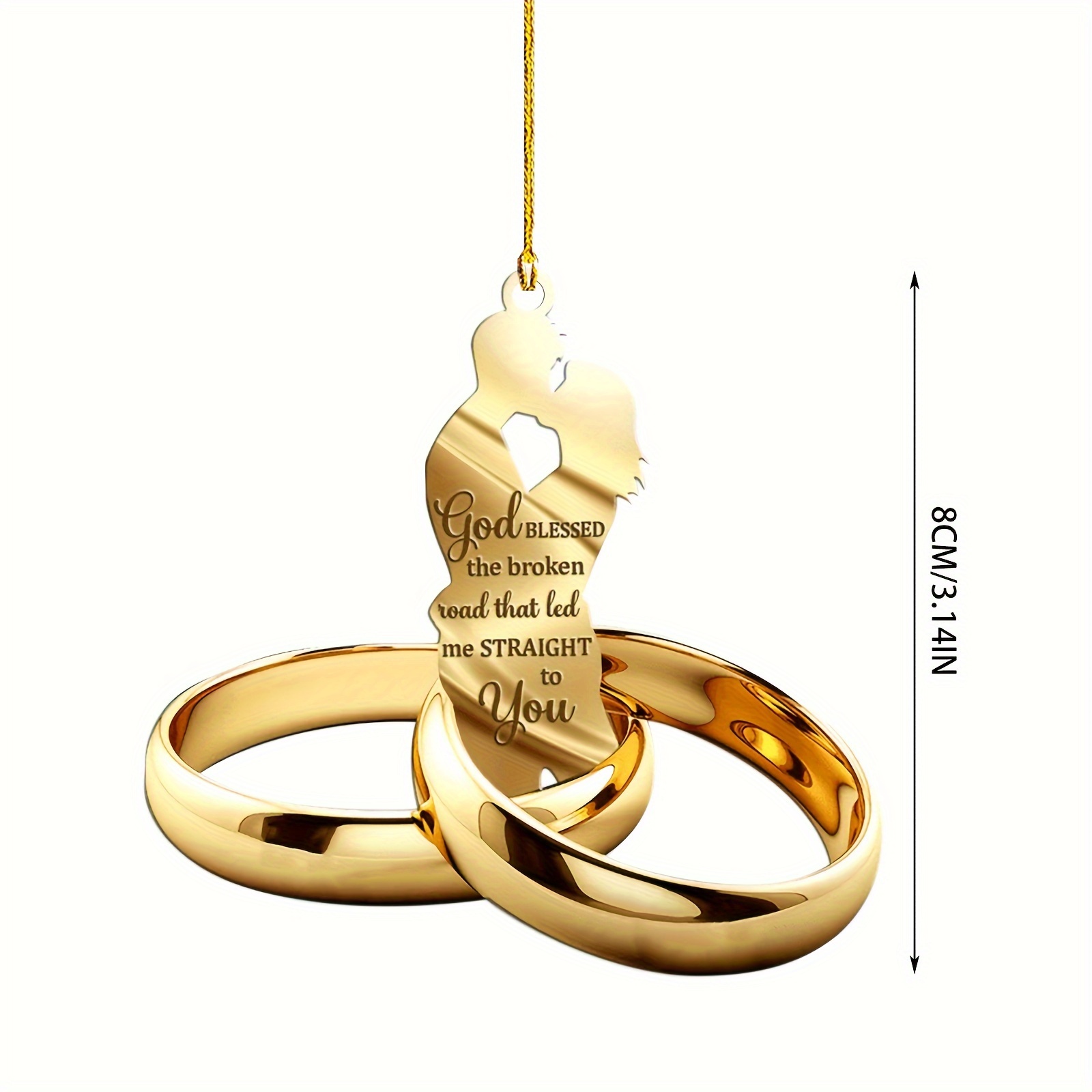 1pc couples kiss acrylic pendant 2d matching ring car rearview mirror pendant your exclusive backpack pendant exquisite car accessories details 2