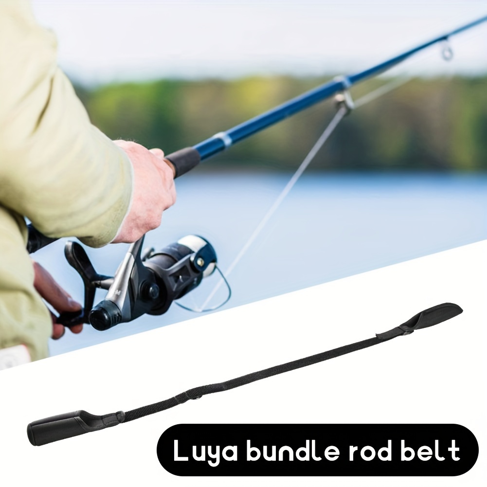 Fishing Rod Holder Strap, Adjustable Fishing Rod Strapping Wrap, Outdoor  Fish Tool