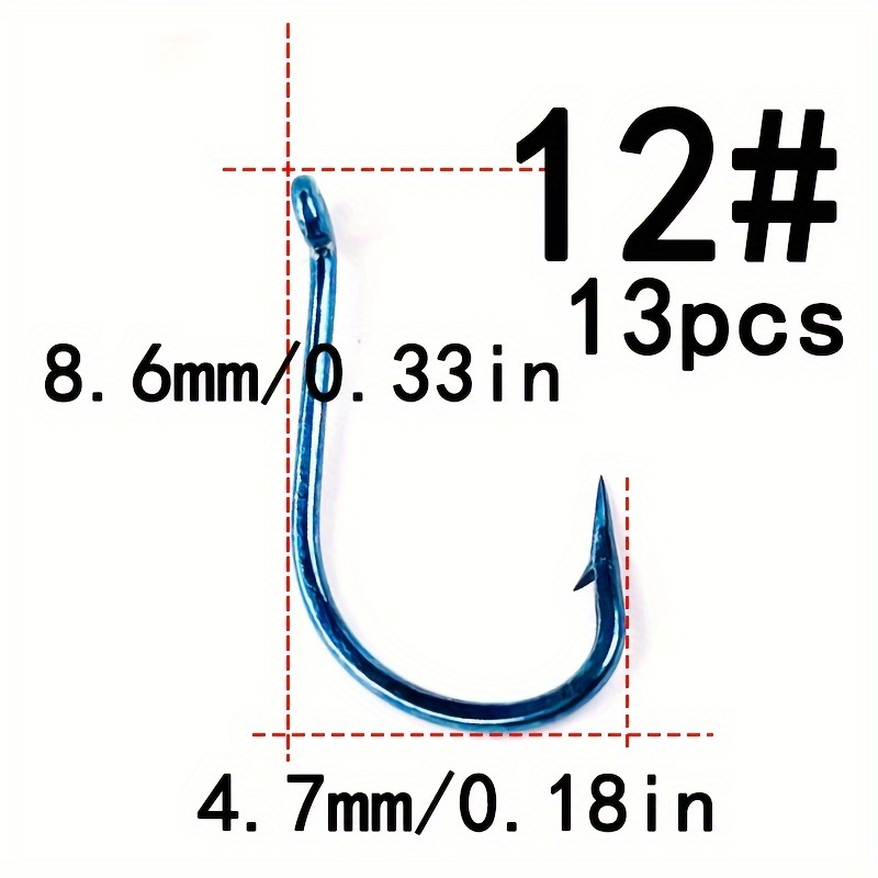 Eyed SEA Fishing Hooks Size 4-0 pack of 12 - Fishing Hooks