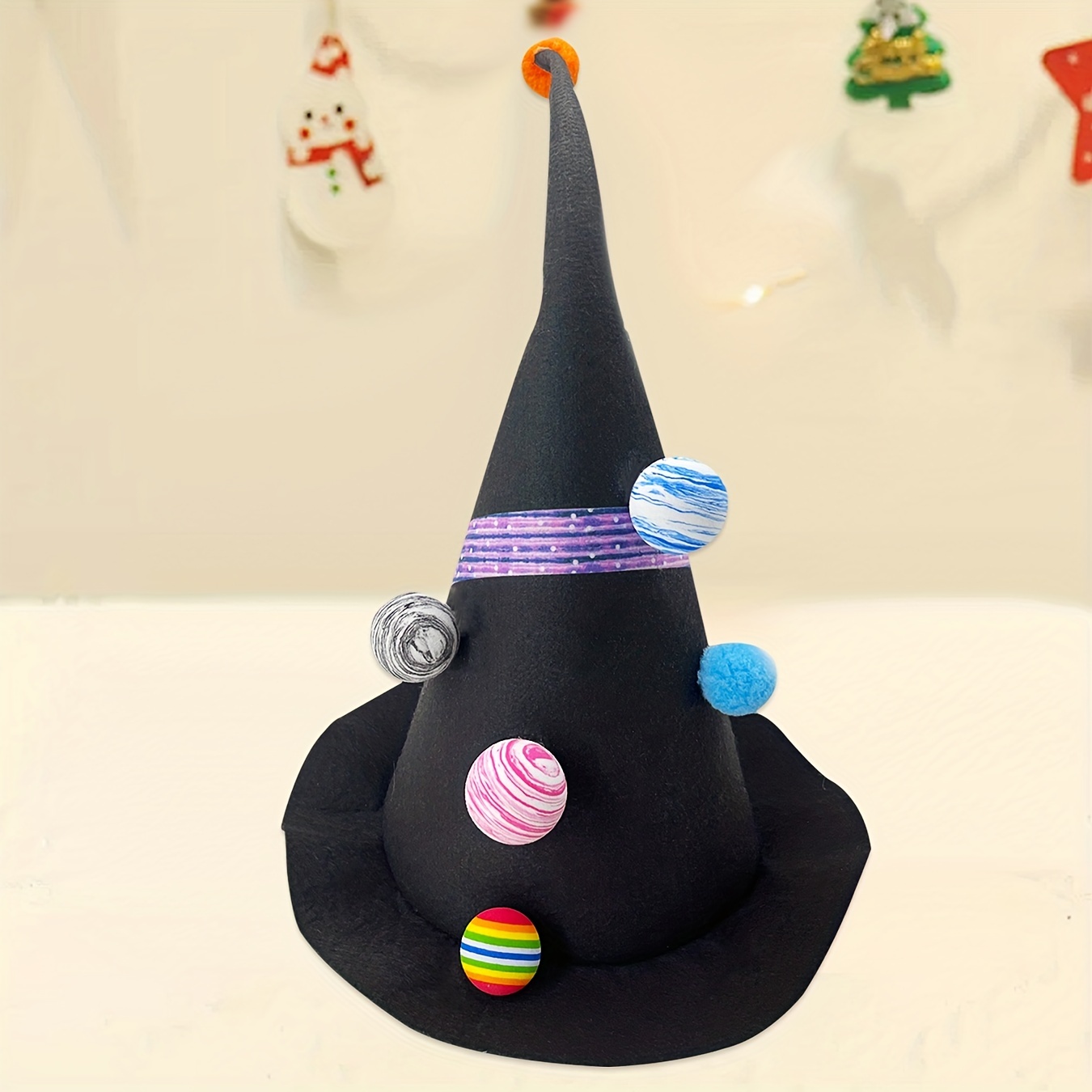 1pc Galaxy Hat Festival Dress Up Witch Hat Festival Party - Temu