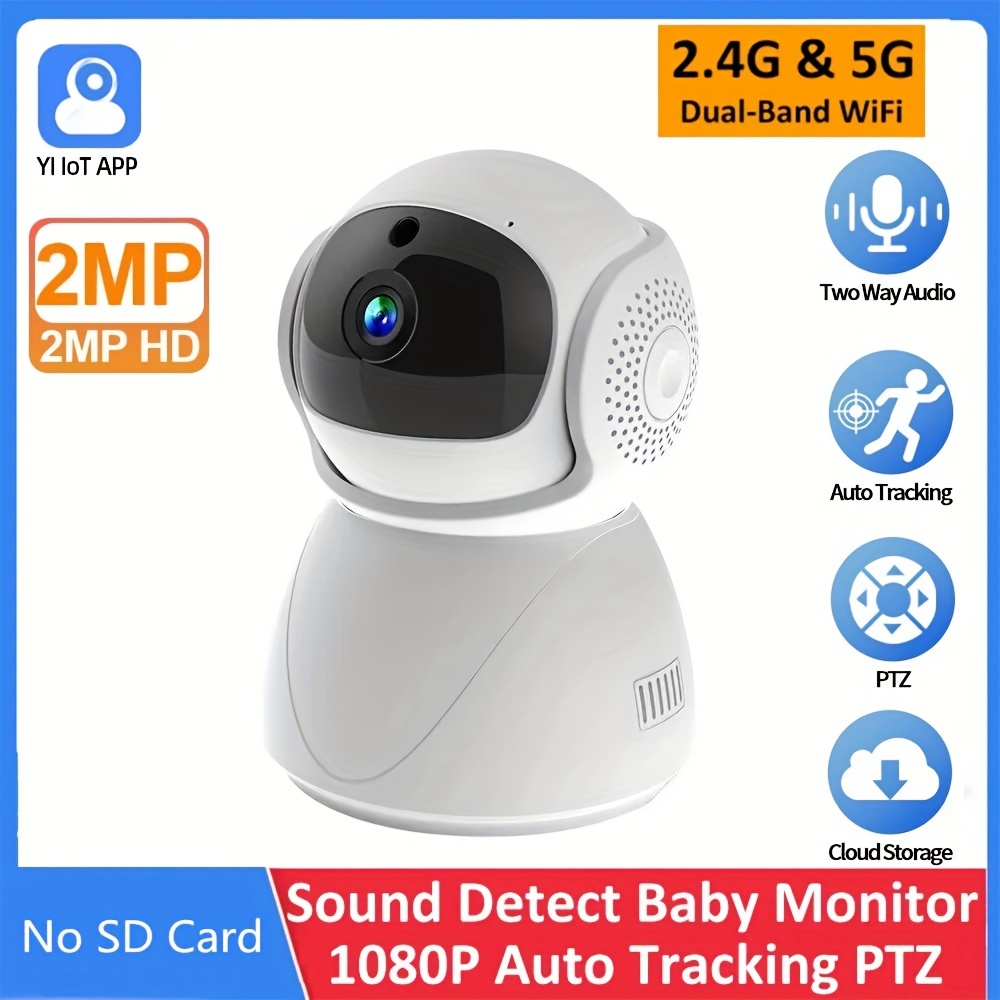 Cámara De Vigilancia HD WiFi Monitor De Bebé WiFi De 2 4G - Temu