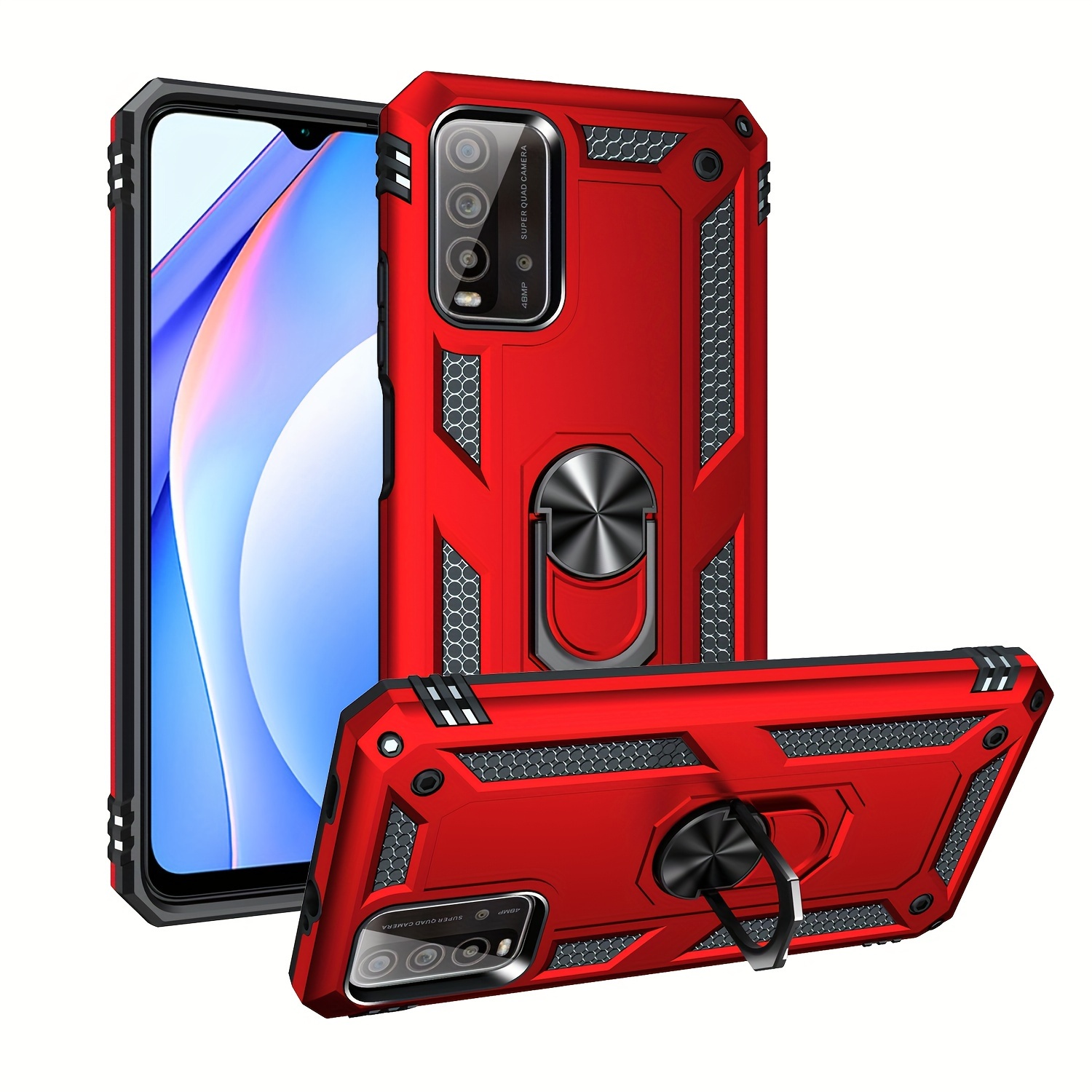 Suitable Redmi 13c Phone Case Circular Bracket Protective - Temu