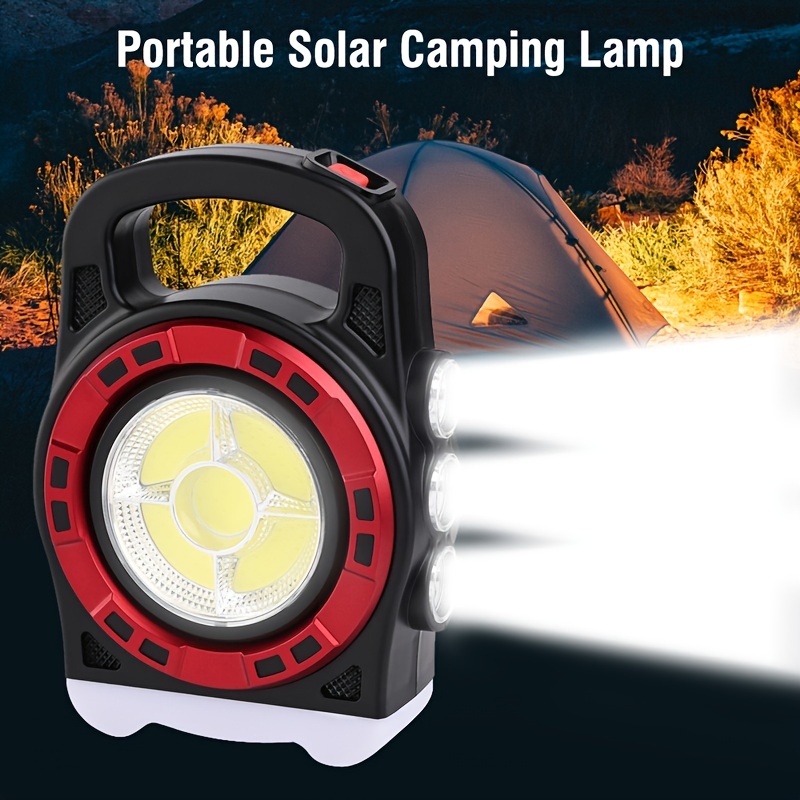 Led Solar Camping Lights, Waterproof Solar Charging Or Usb
