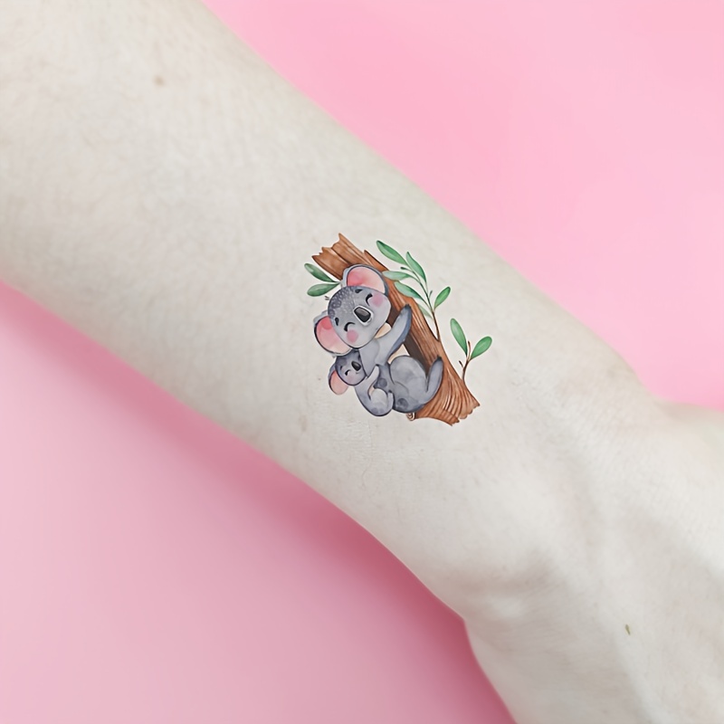 Pegatinas Tatuaje Panda Pegatinas Tatuaje Divertidas Dibujos - Temu