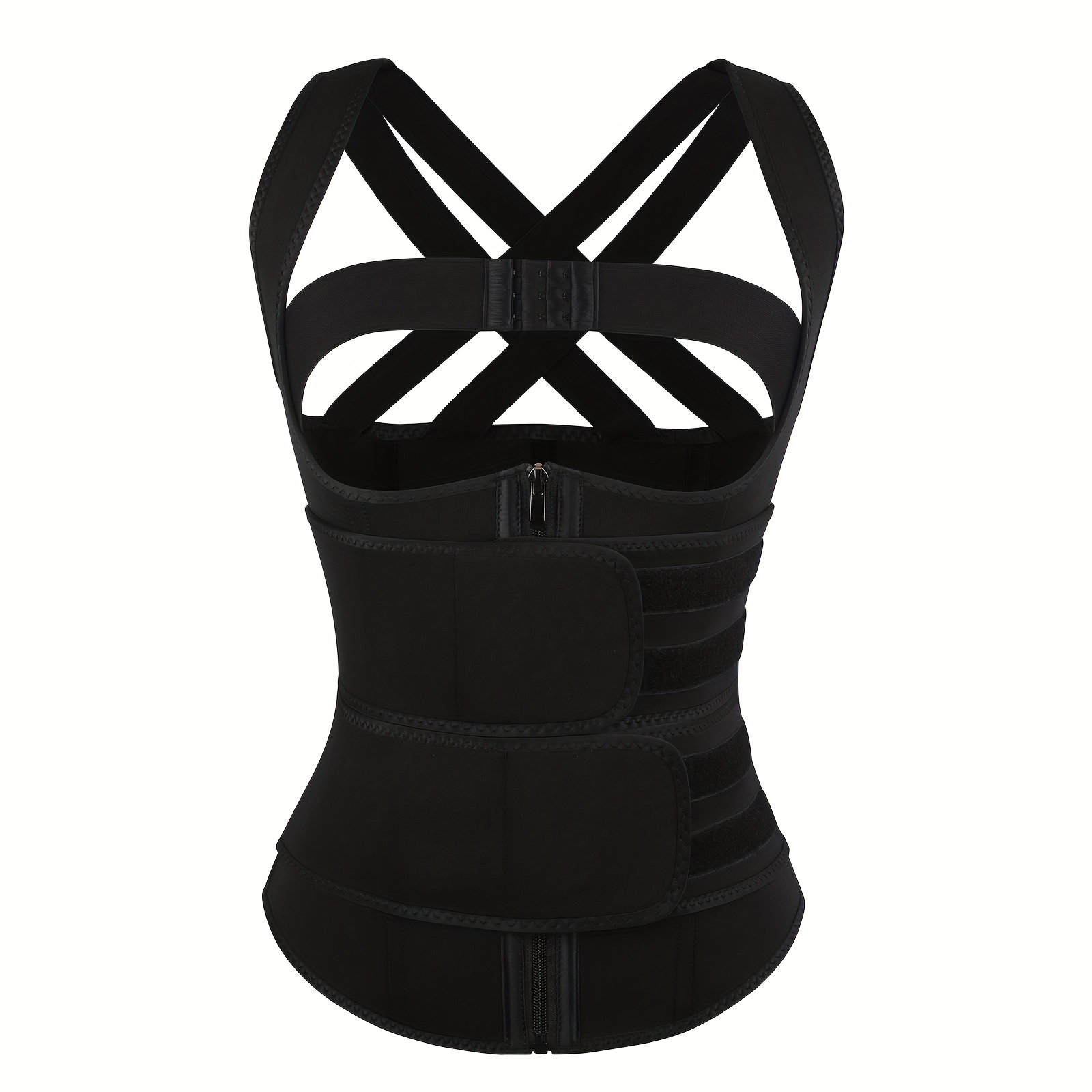 Waist Trainer Tummy Wrap Tummy Control Workout Zipper - Temu