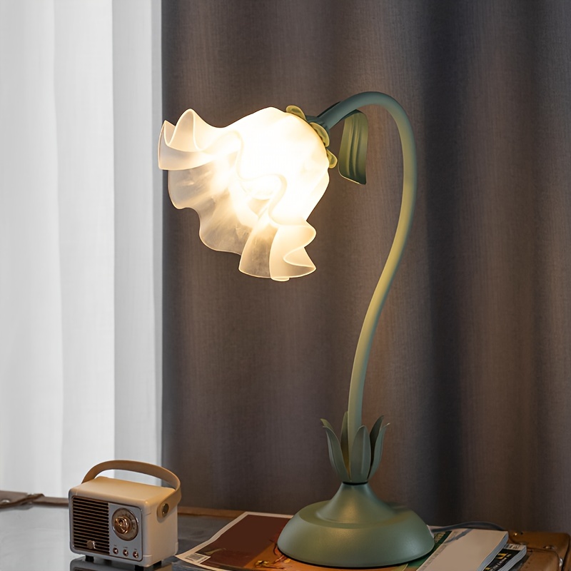 Lámpara de batería de tulipanes, luz nocturna con Sensor automático, luz  LED nocturna para el hogar