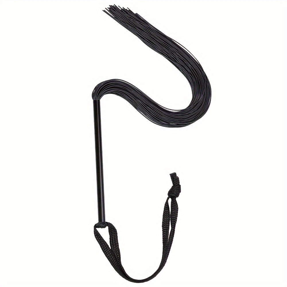 1pc Flogger En Cuir, 37,4 Pouces / 95 Cm, Cravache Déquitation, Fouet Noir  Fait À La Main, Jouets Sexuels Pour Adultes, Outils De Flirt, Jouets Sexuels  De Fessée Bdsm Esclave Cosplay 