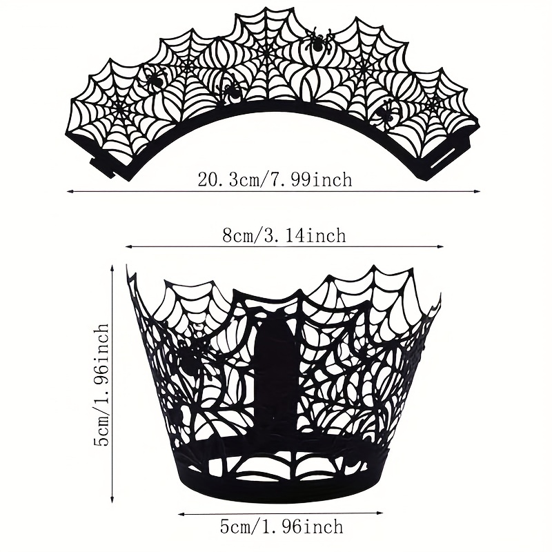 Juvale 300 Pack Pumpkin, Ghost & Spider, Witch Muffin Cupcake Liners  Wrappers Baking Cups for Halloween Party Favors