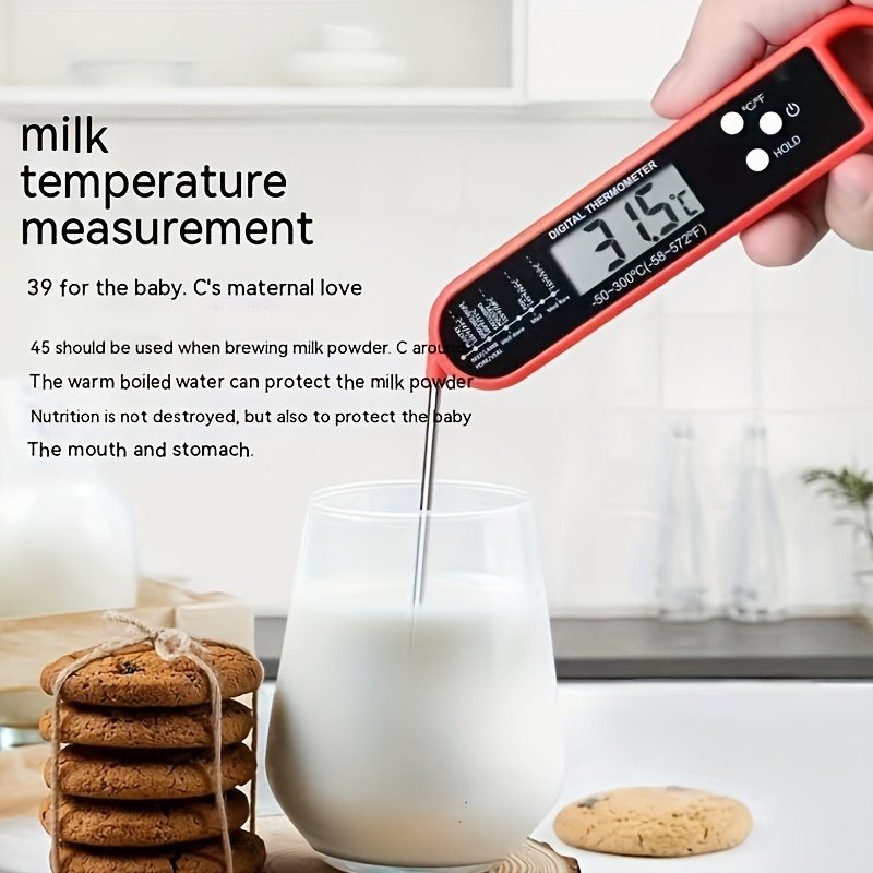 2023 New Probe Thermometer For Kitchen Baking Cake Bbq Milk Coffee & Tea,  1pc