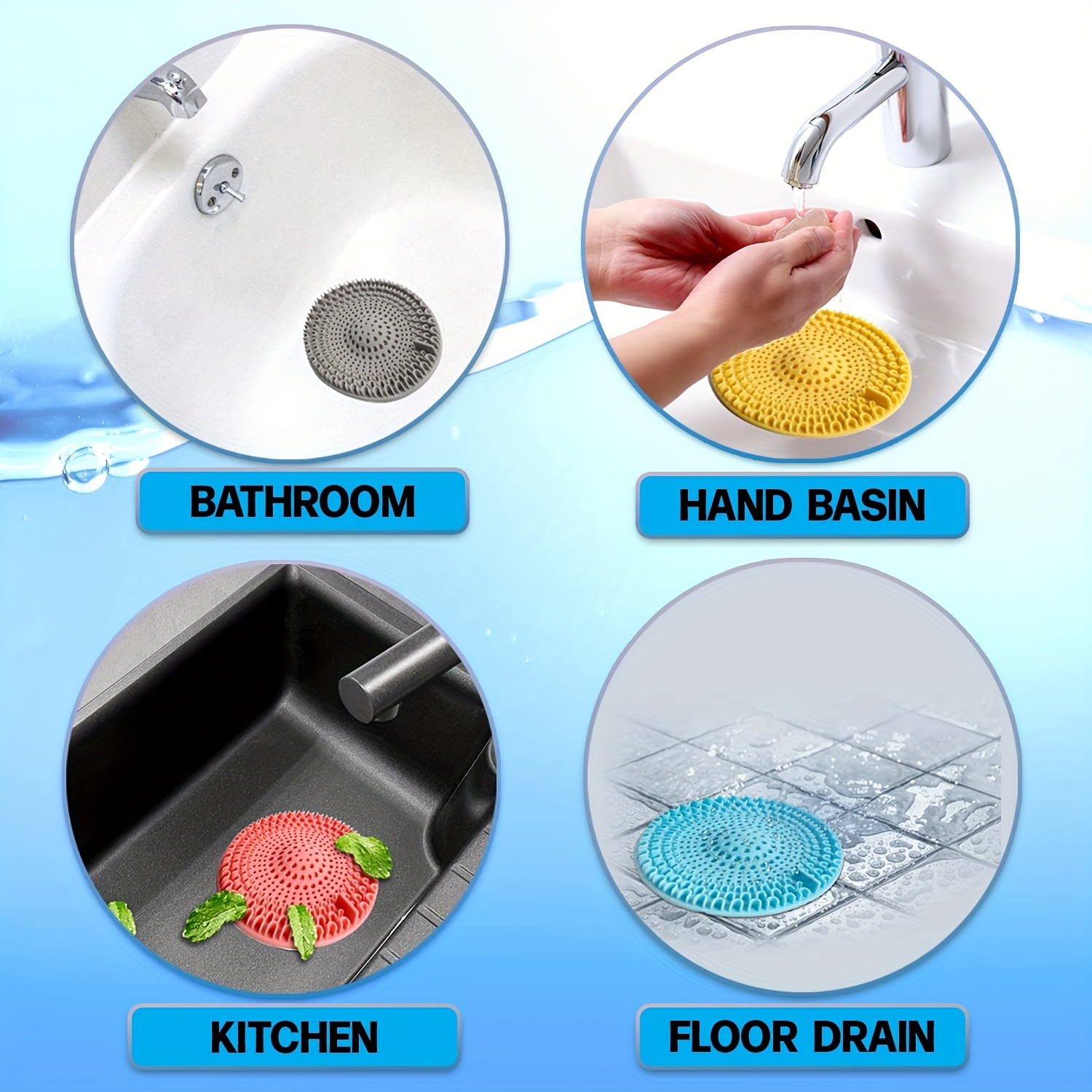 Drain Clog Remover Drain Snake Hair Catcher Shower Drain - Temu