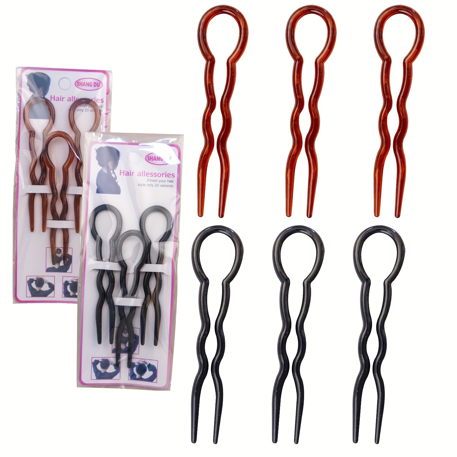 Clothing attachments Plastic Set Small Clips, Clothes Clips 6PCS free  shipping