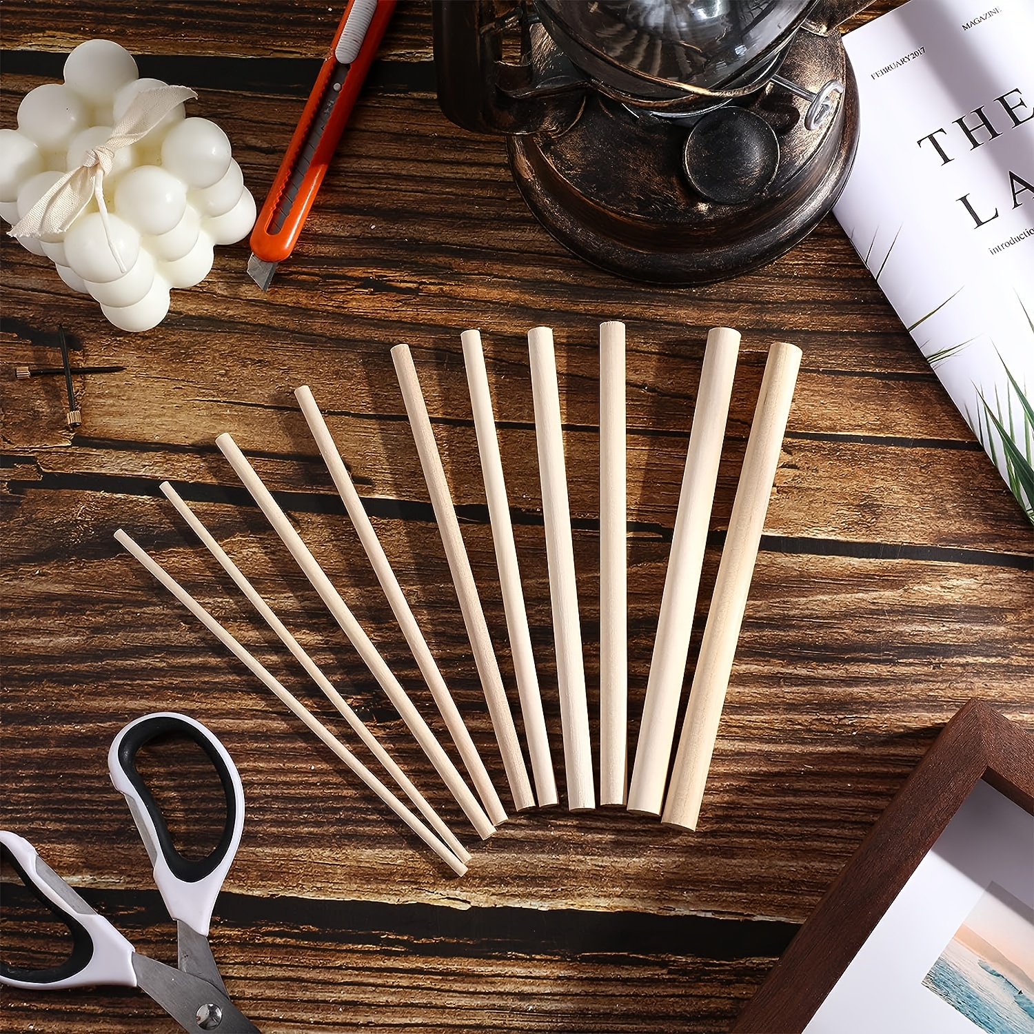 Natural Bamboo Sticks Bamboo Sticks For Crafts Diy Hobbyists - Temu United  Arab Emirates