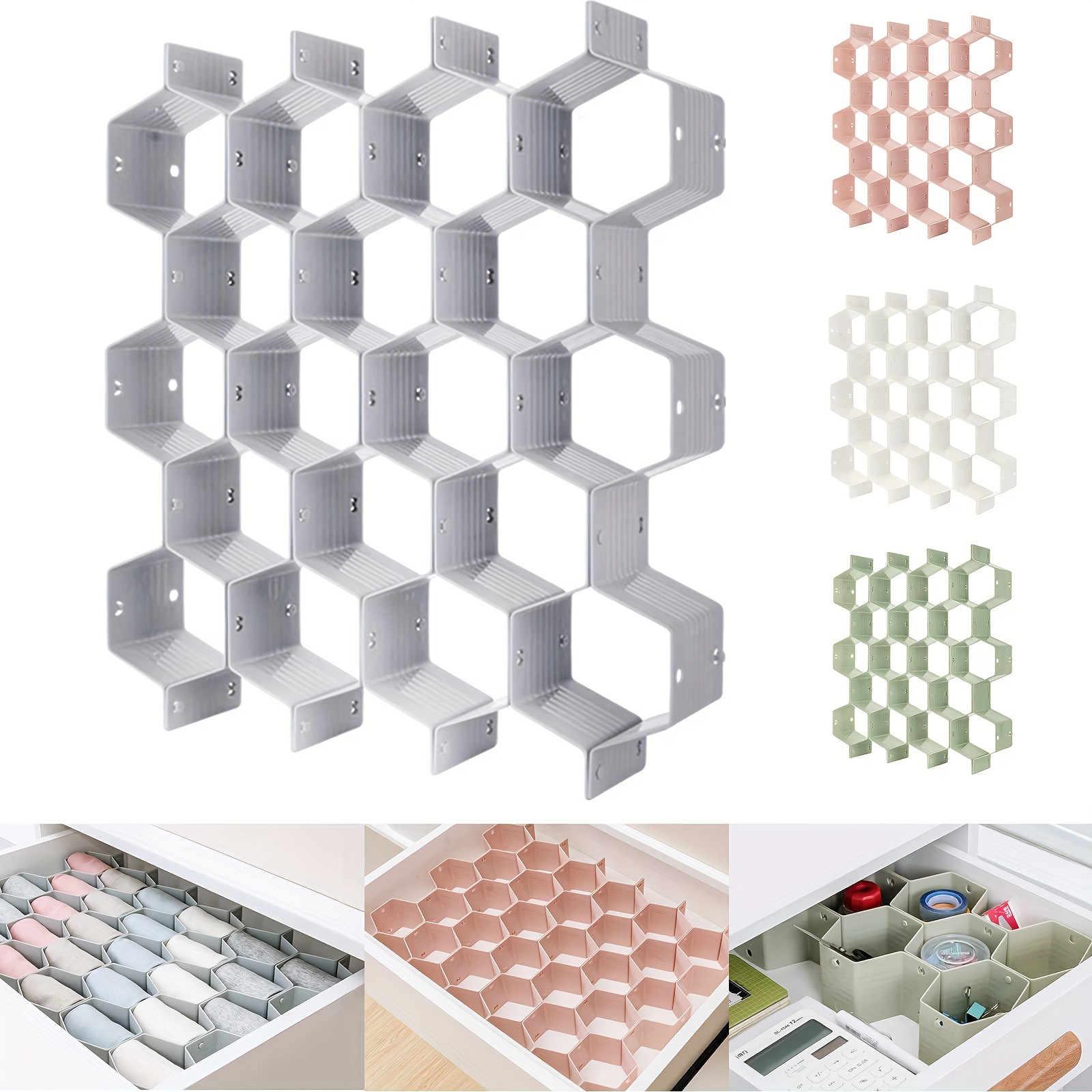 Honeycomb Separator Adjustable Drawer Organizer Divider - Temu