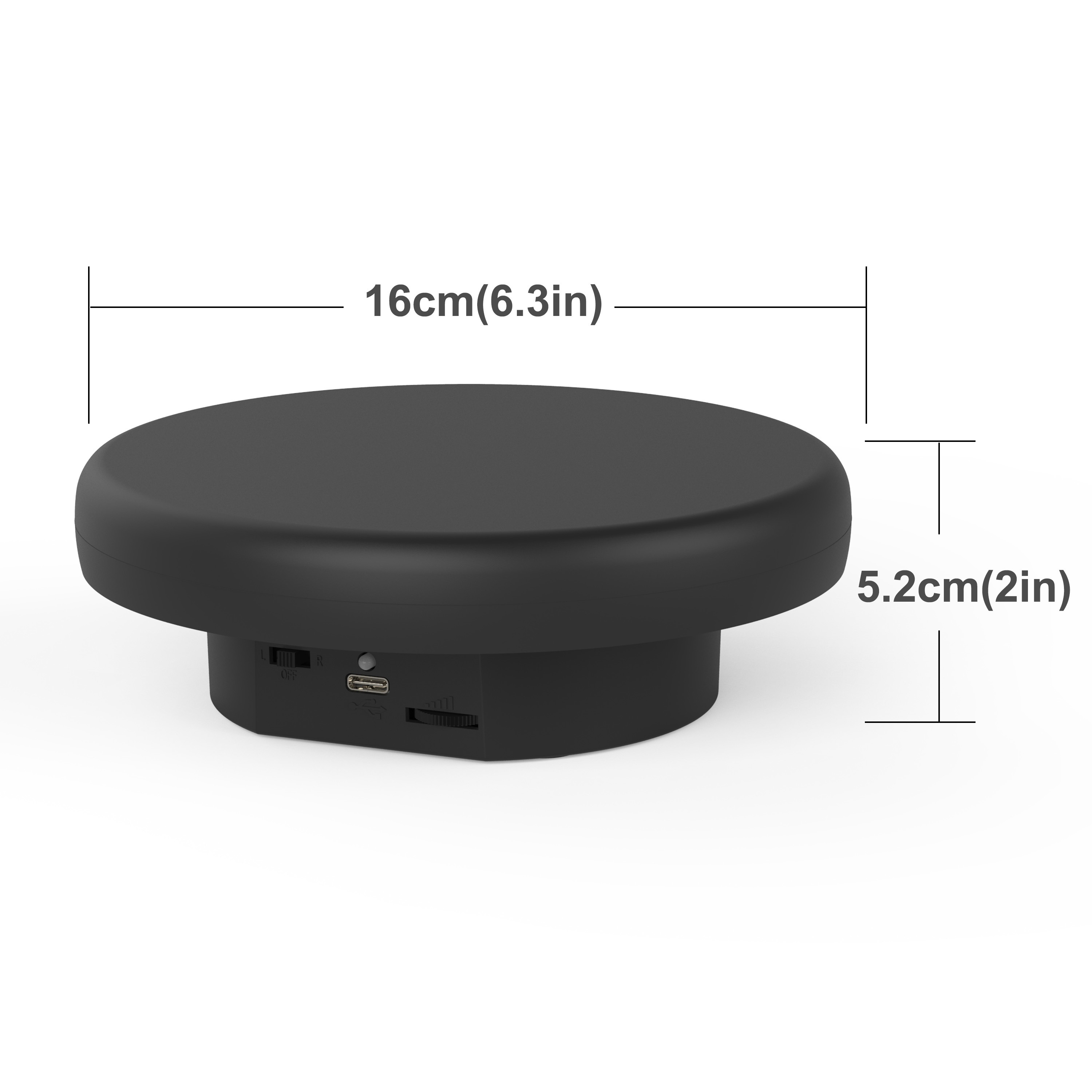  CEXUW Display 360 Degree Electric Turntable,for Small