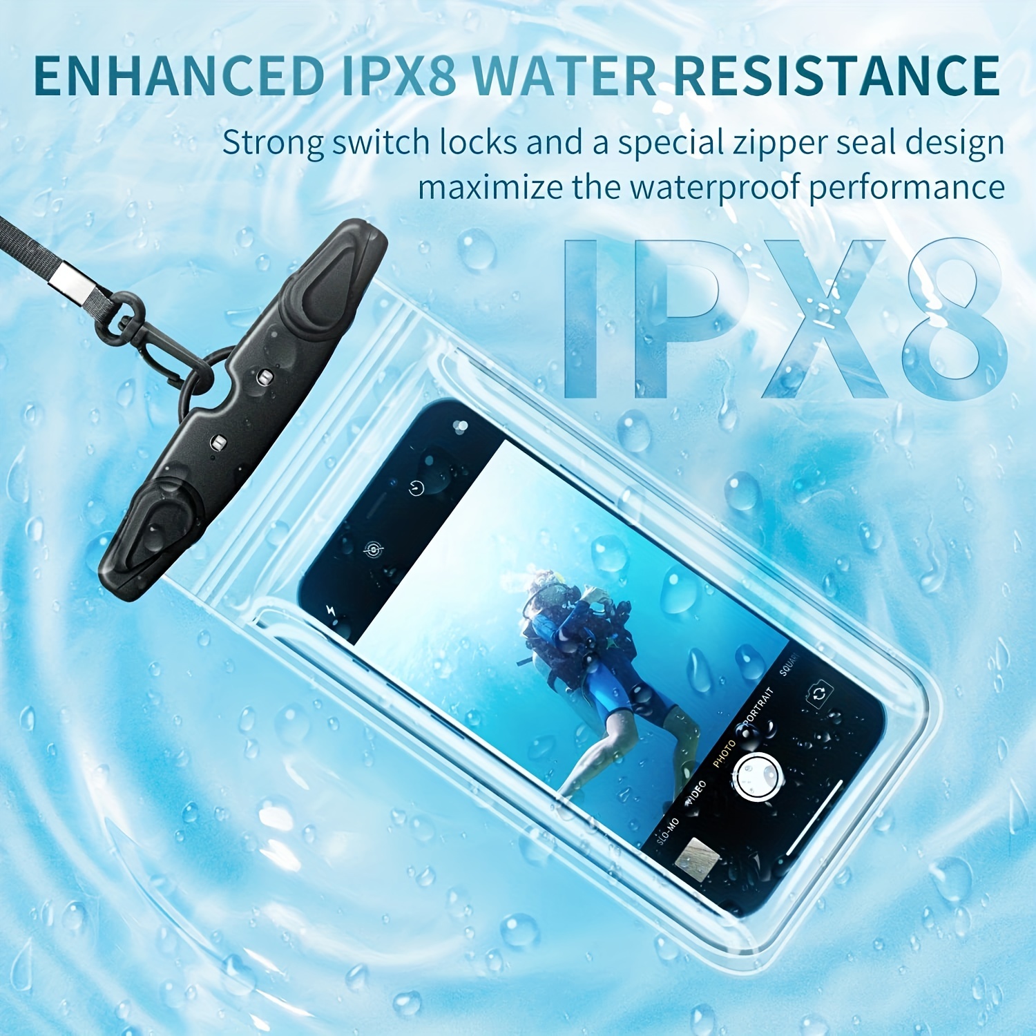 H2O Waterproof Phone Case Lanyard