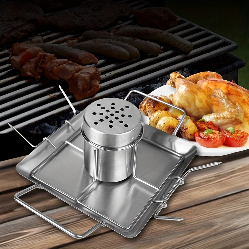 Stainless Steel Deep Roasting Tray Oven Pan Grill Rack Baking Roaster Tin  Tray