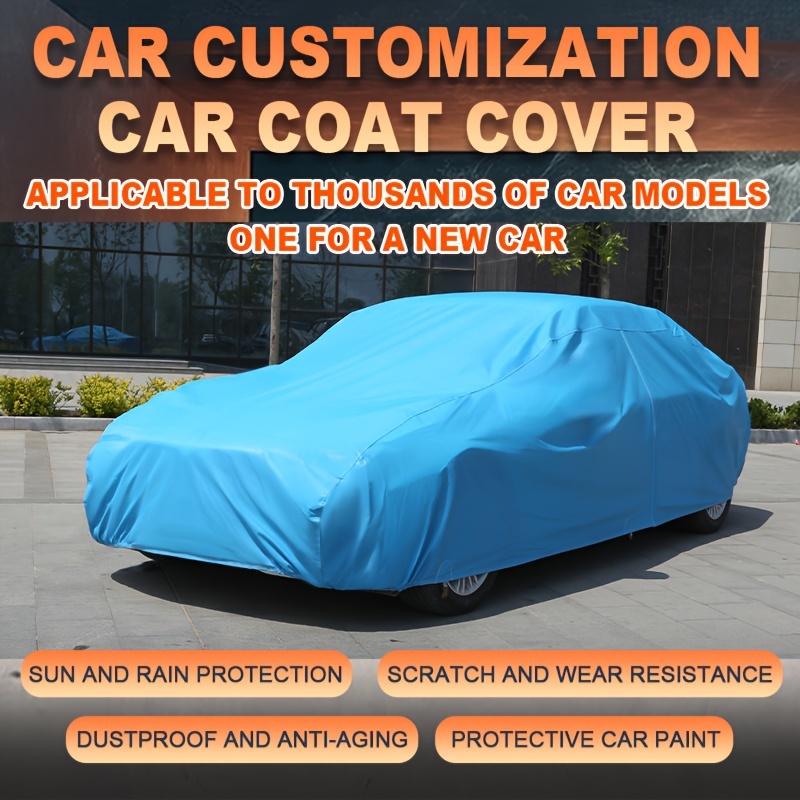 Waterproof Car Cover Compatibility for Renault Zoe Thickened Oxford Cloth  Anti-Scratch Anti-Bird Droppings Fallen Leaves Dust Breathable Car