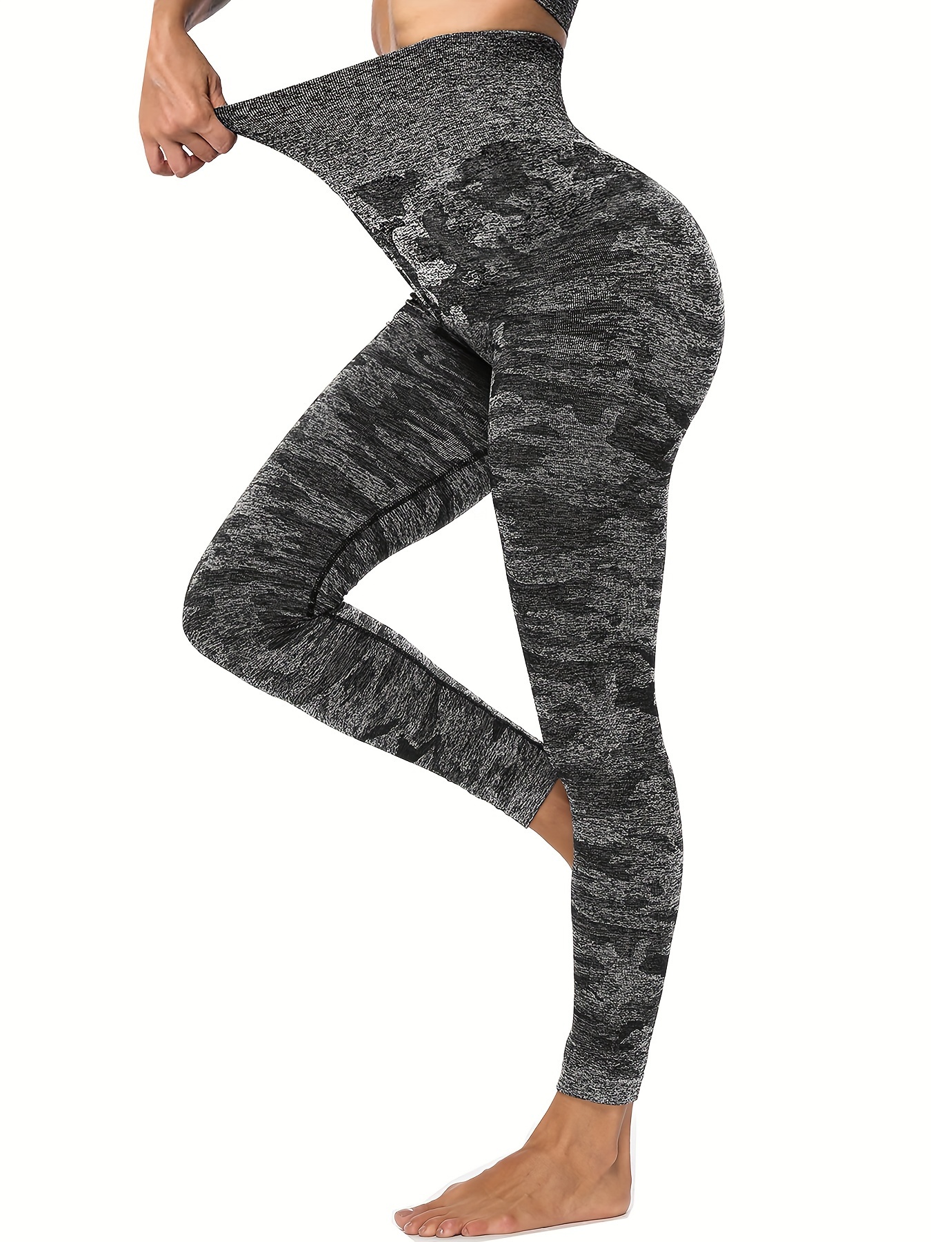 Workout Capri Leggings, Casual High Waist Slim Versatile Leggings, Women's  Clothing