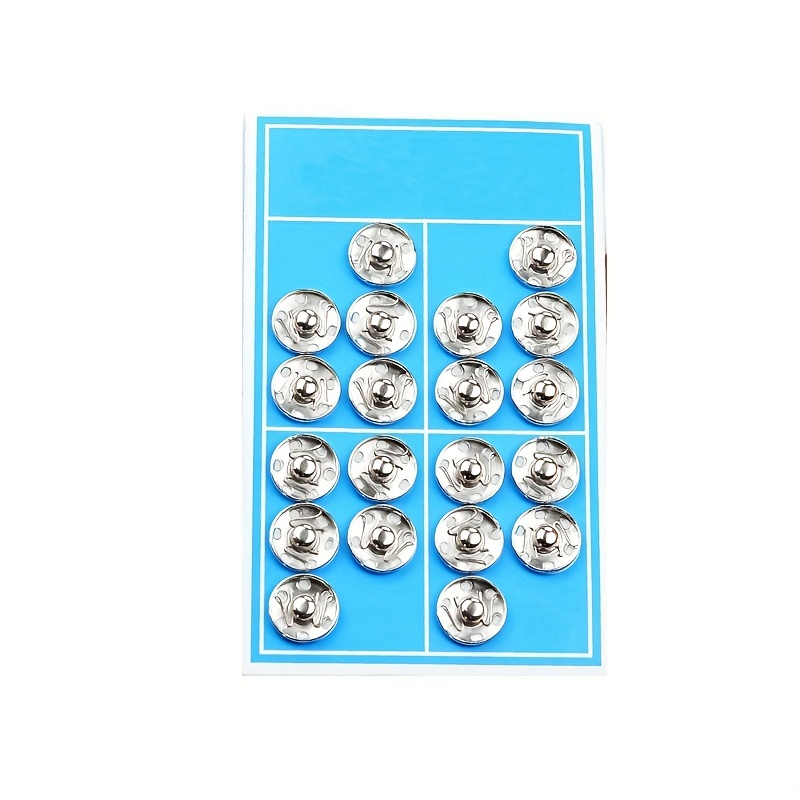  Press Stud Sewing Snaps,Fasteners Metal,10 Sets 10/12