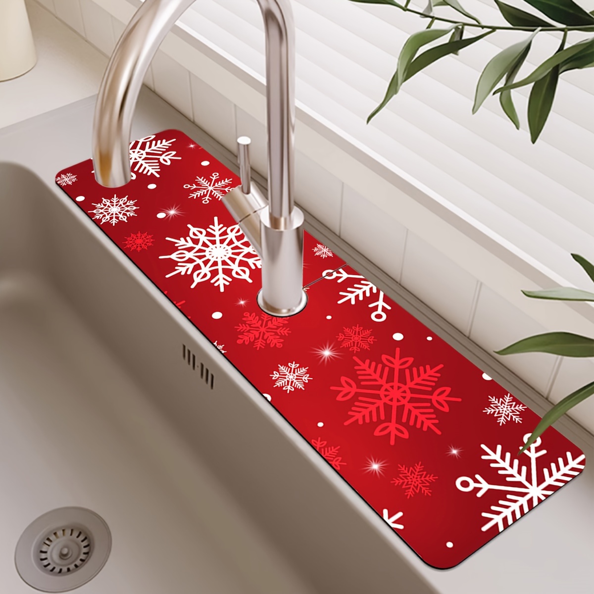 Christmas Diatomaceous Mud Faucet Suction Pad Kitchen - Temu