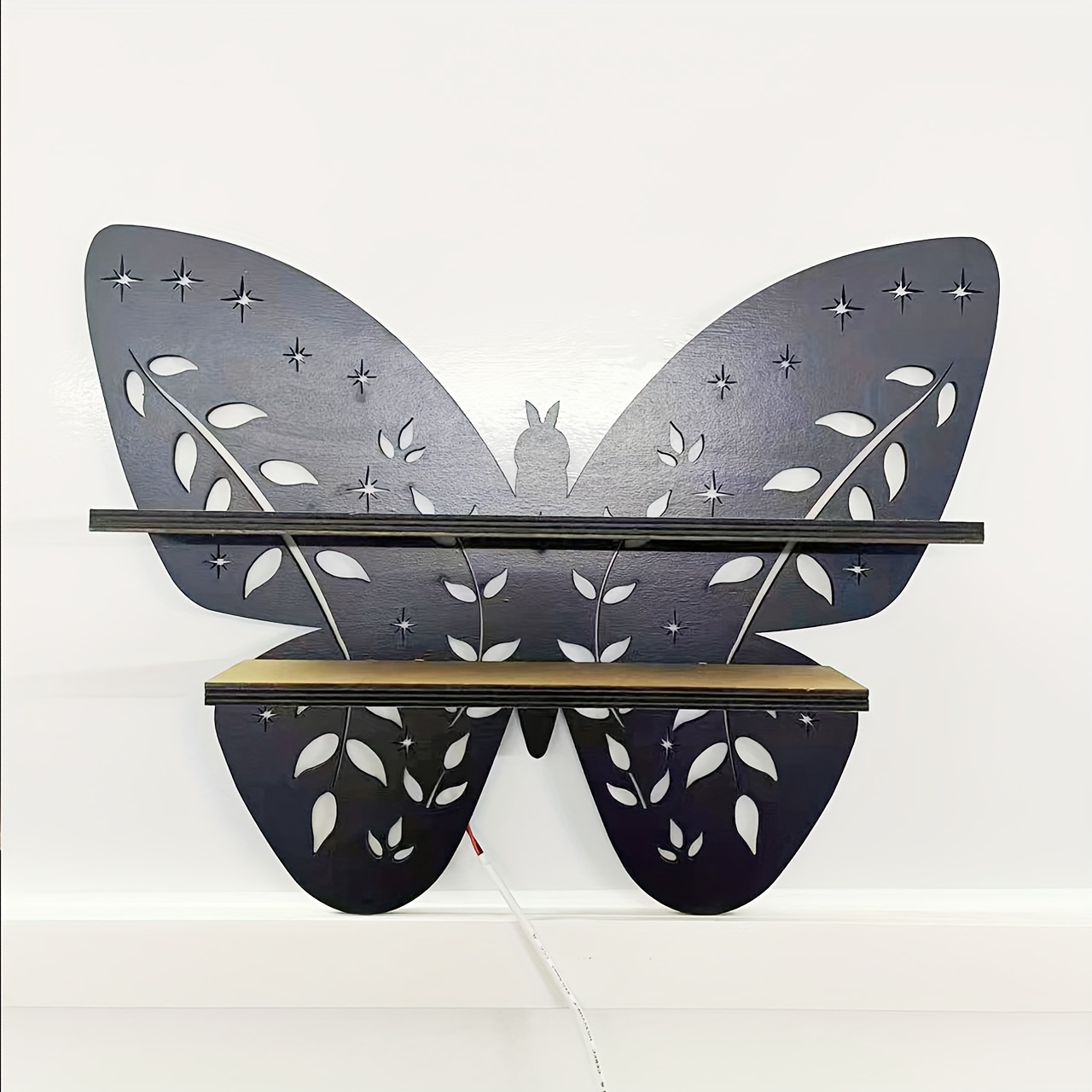 Vintage Crystal Shelf Wood Butterfly Light Crystal Shelf Living Room Shelf,  Aesthetic Room Decor, Home Decor, Kitchen Accessories, Bathroom Decor,  Bedroom Decor - Temu United Arab Emirates