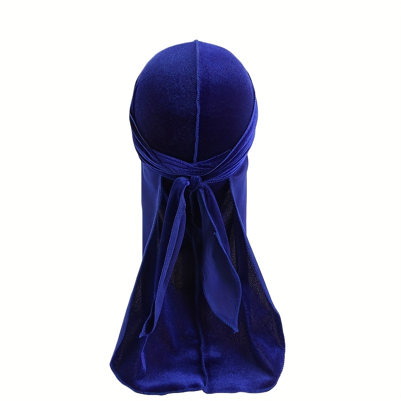 Velvet Durag / Du-rag / Do-rag / Bandana - Unisex - Black