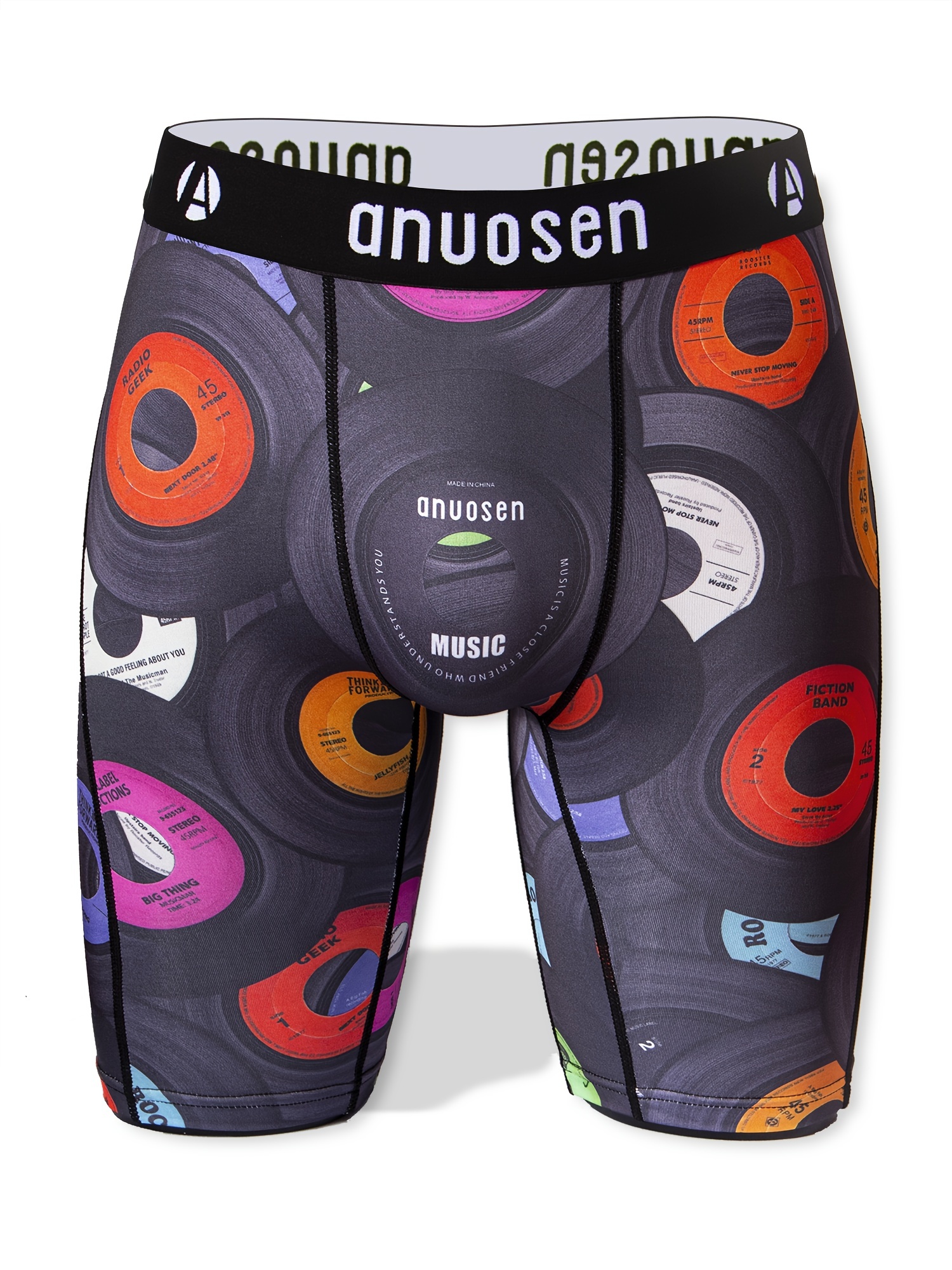Discs Print Men's Sports Underwear Moisture Absorption Sweat