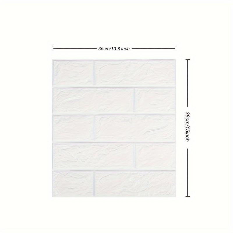 FoamLux – Wasserdichte 3D Ziegel-Panels für Küche, Bad & Wohnraum