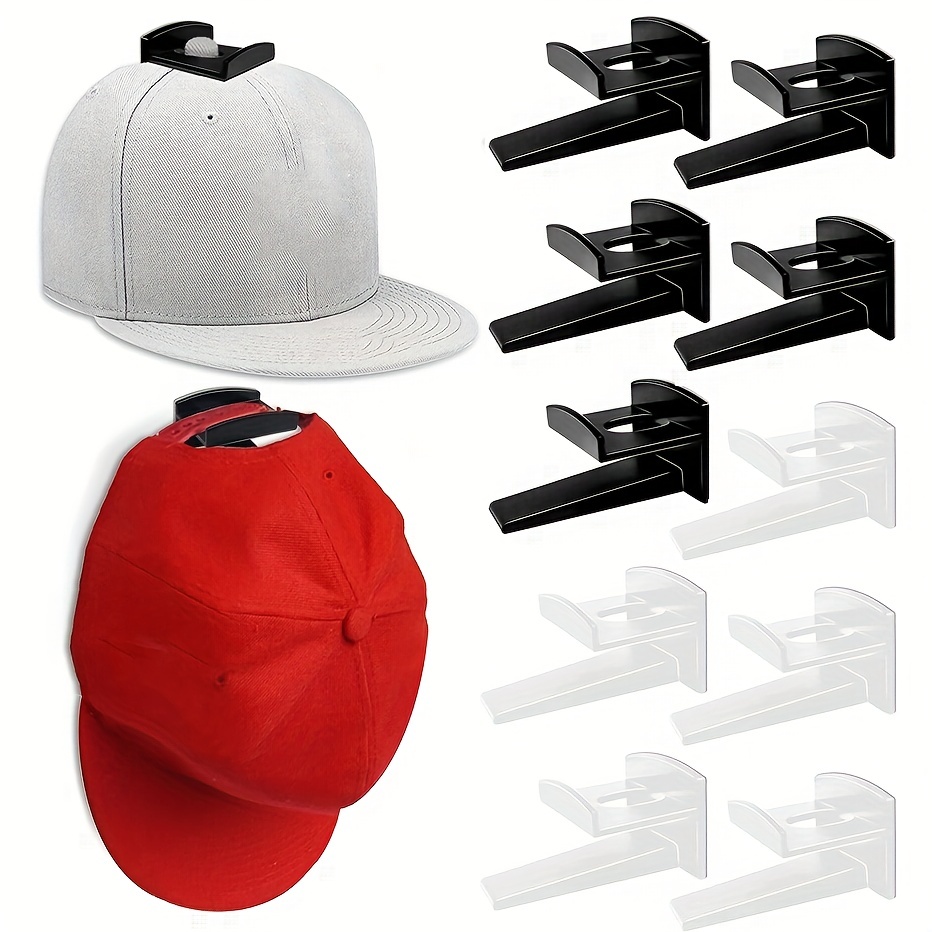 Sturdy Wall Mounted Hat Hooks Multipurpose Traceless Hangers - Temu