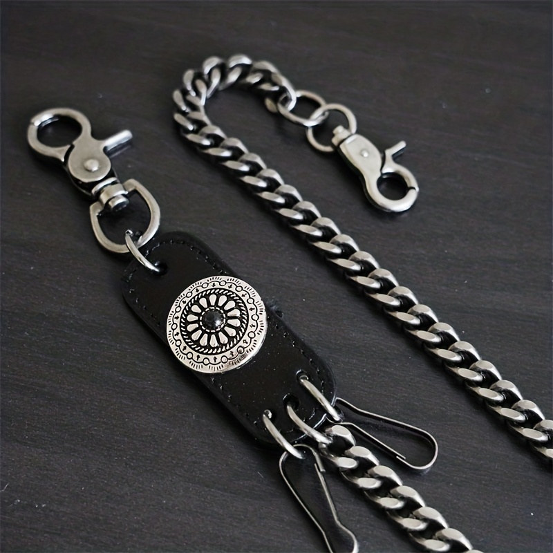 Three Metal Belt Loop Chains
