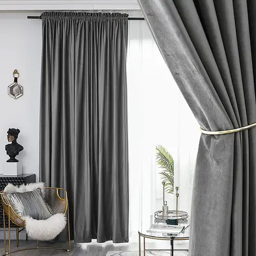 Grey Curtains Temu