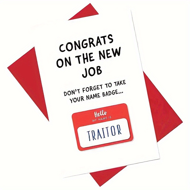 Traitor Definition Print at Home Leavingcard Digital Download 